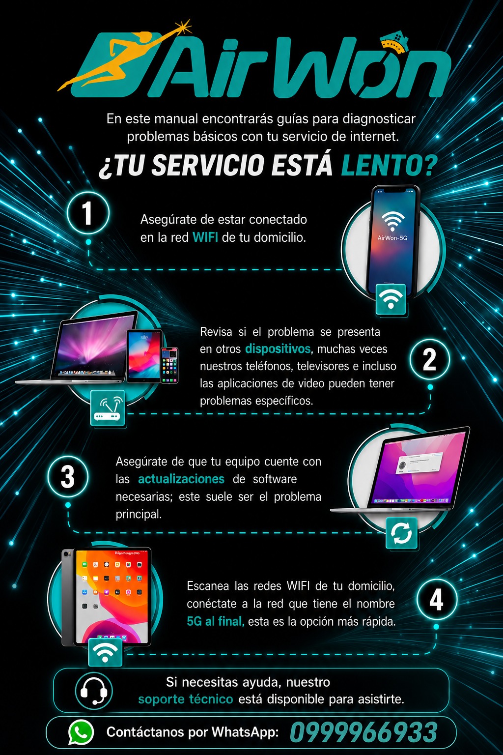 Guia: servicio de internet lento